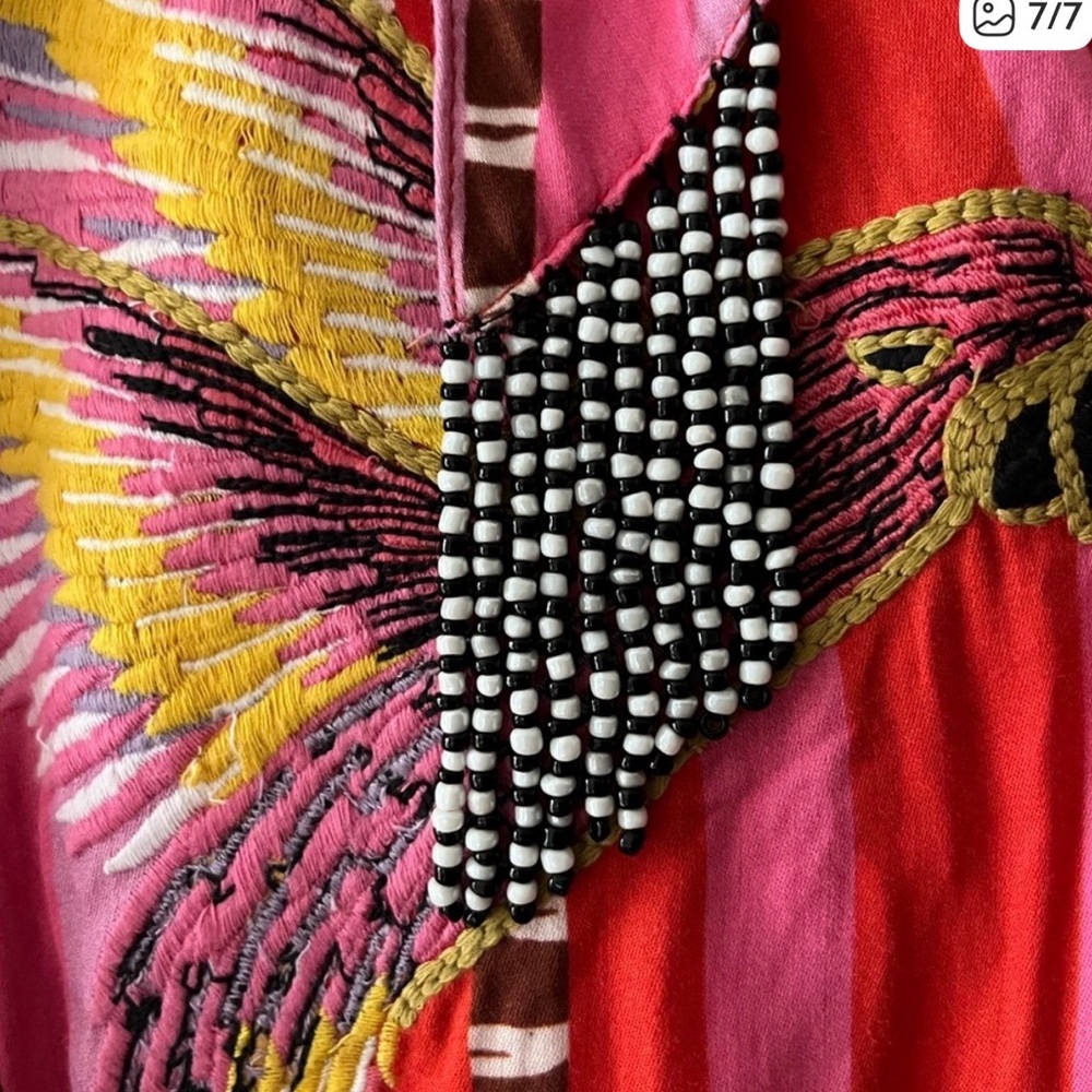 Farm Rio $235 Embroidered kimono top NWT - Picture 5 of 9
